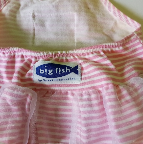 Big Fish by Sweet Potatoes Inc. Baby Girl Swim 12 mos. - Picture 3 of 6